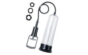 Vacuum pump to increase a limb